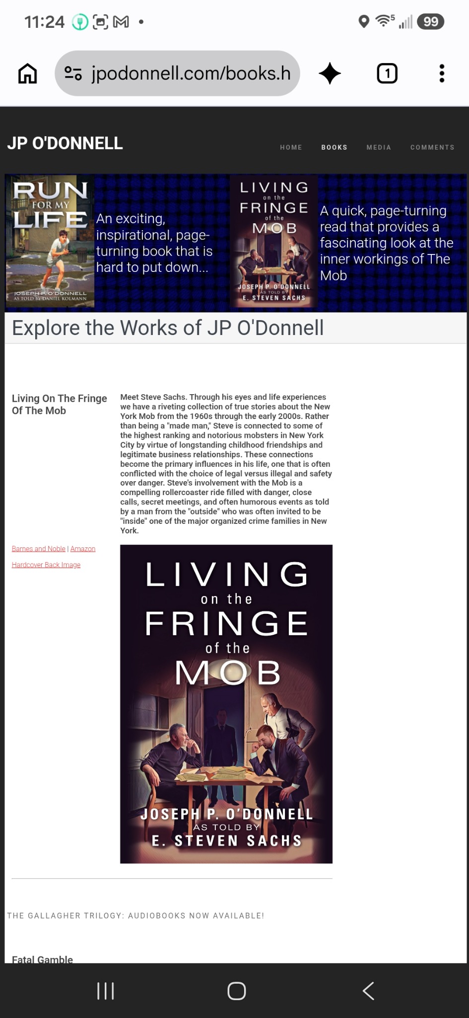 JP O'Donnell mobile website screenshot